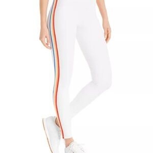 Spiritual Gangster Leggings with Rainbow Stripe